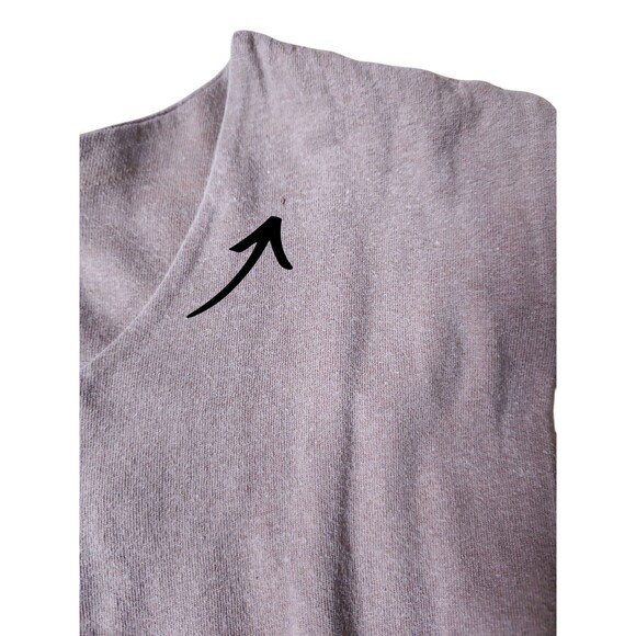 Blue Fish Vintage 90s Organic Cotton Relaxed Lagenlook Vest Boho Women's Brown - Picture 6 of 9